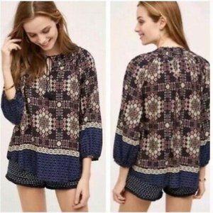 Anthropologie 11.1 Thylo Kay Peasant Blouse